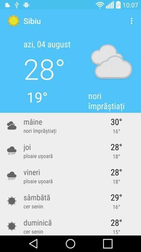 Vremea în Sibiu скриншот 8