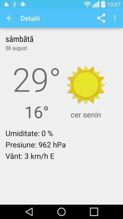 Vremea în Sibiu скриншот 5