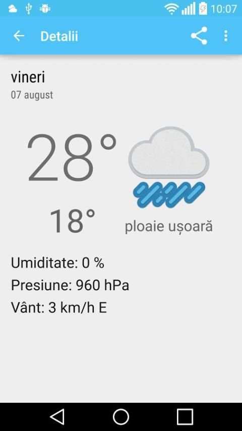 Vremea în Sibiu скриншот 6
