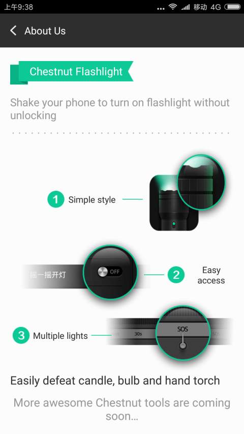 Chestnut Flashlight screenshot 3