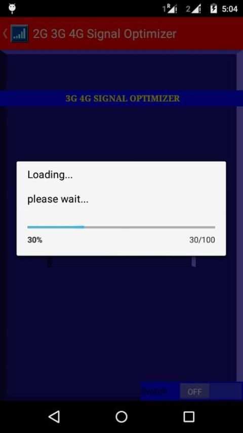 4G 3G Signal Optimizer Prank 1 تصوير الشاشة
