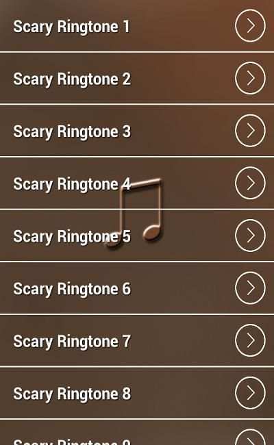 Scary Ringtones 2016 3 تصوير الشاشة