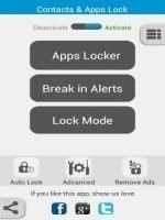 Contacts And Apps Lock скриншот 6