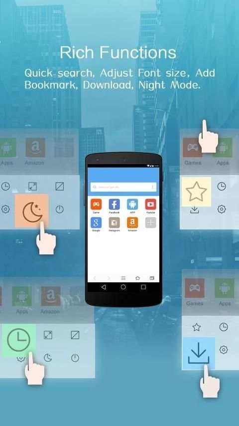 KK Browser--Fast,Small & Cool 3 تصوير الشاشة