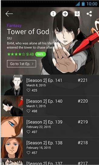 Naver Webtoon LINE 2 تصوير الشاشة