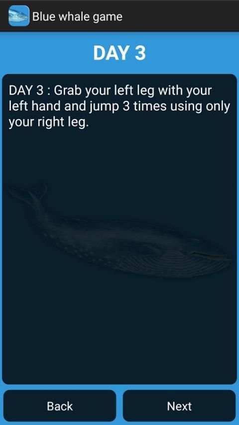 Blue Whale Permainan screenshot 4