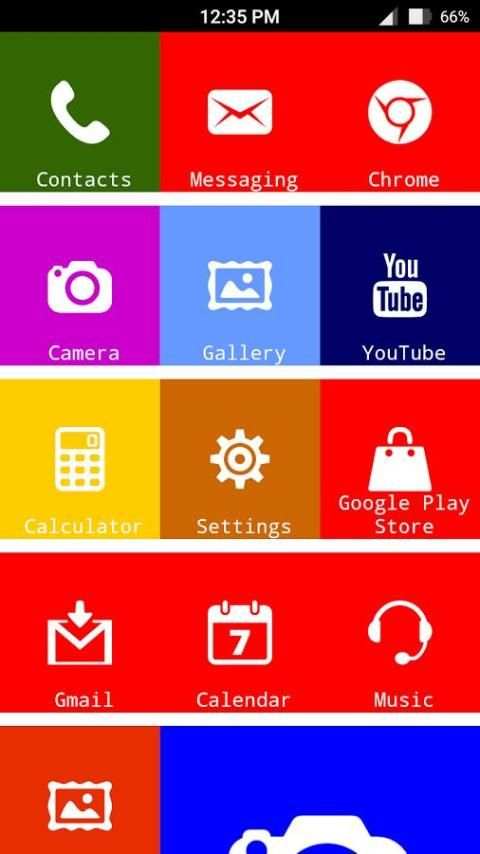 X Launcher Metro Look-Themes स्क्रीनशॉट 5