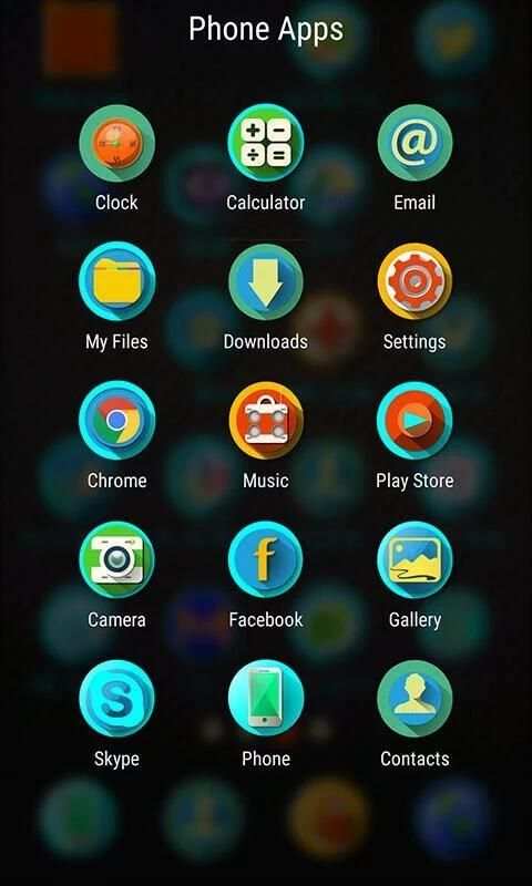 Flat ZERO Launcher screenshot 1