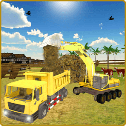 Farm Excavator Truck Simulator أيقونة