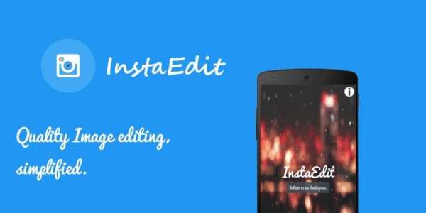 InstaEdit - Photo Editor 9 تصوير الشاشة