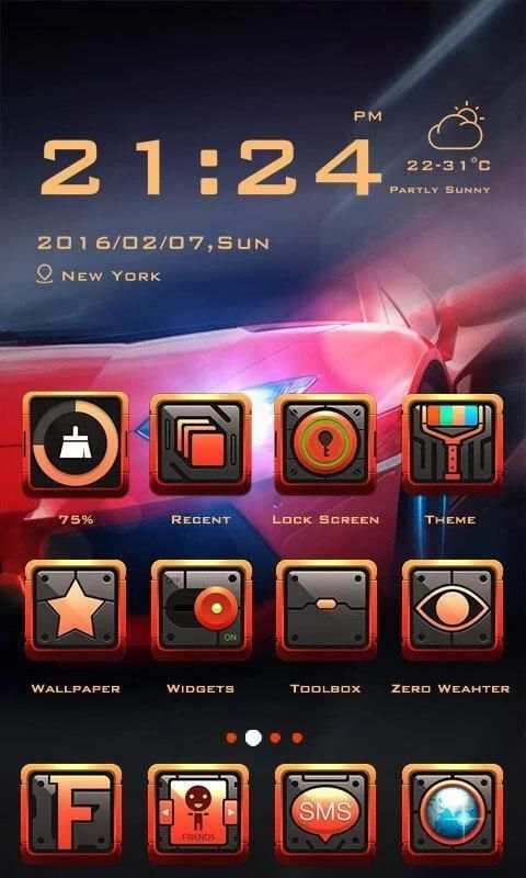 Topspeed Theme - ZERO Launcher screenshot 3