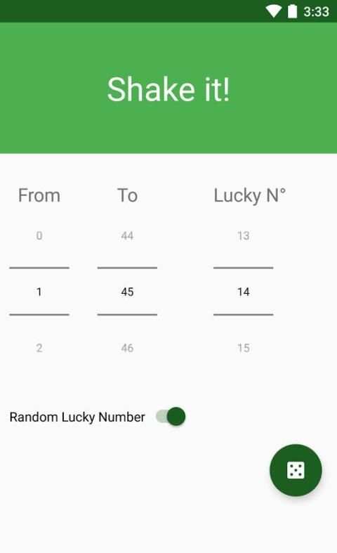Lucky Number Shaker screenshot 2