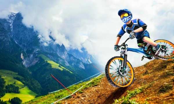 Mountain Racing Moto Game स्क्रीनशॉट 2