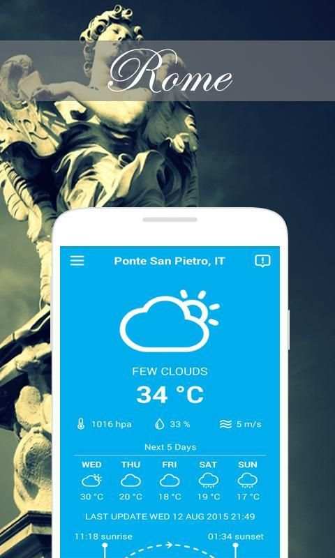 Local Weather - Free 1 تصوير الشاشة