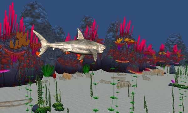 Ancient Shark Megalodon 3D screenshot 1