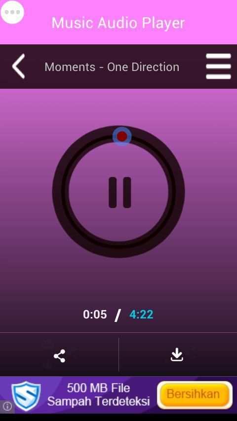 Music Audio Player 2 تصوير الشاشة