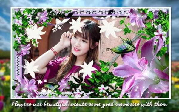 Flowers Collage Photo Editor 4 تصوير الشاشة