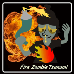 Fire Zombie Tsunami أيقونة