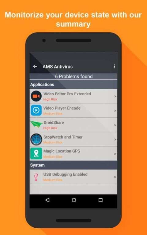 Antivirus for Android скриншот 3