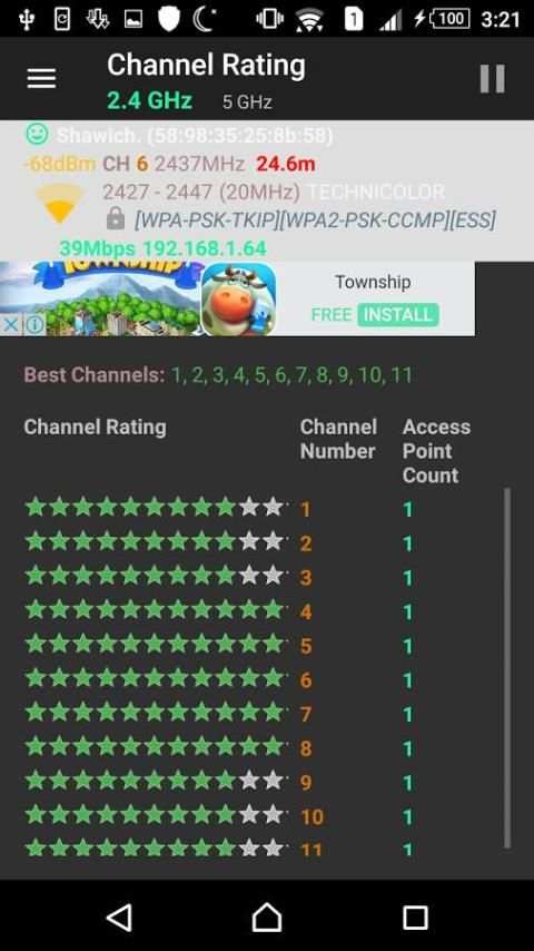 Analyzer WiFi screenshot 3