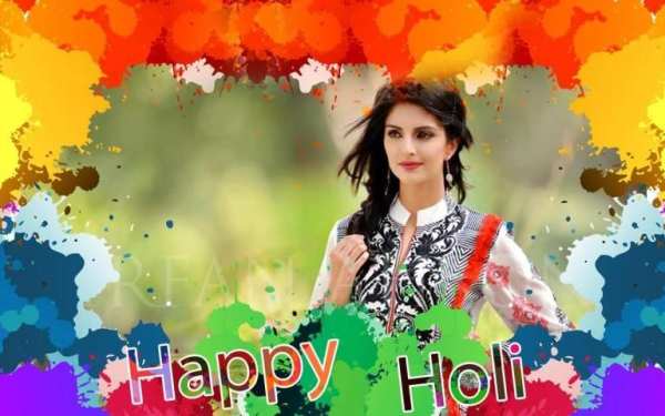 Happy HOLI Frames स्क्रीनशॉट 1