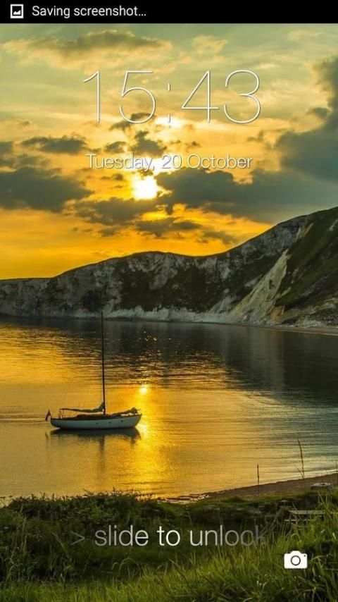 Lock Screen ilauncher 7 OS 9 screenshot 1