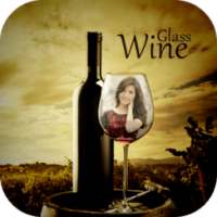 Wine Glass Photo Frame