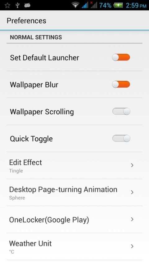 One Plus screenshot 1