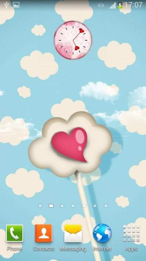 Jam HP tema Cinta  screenshot 6