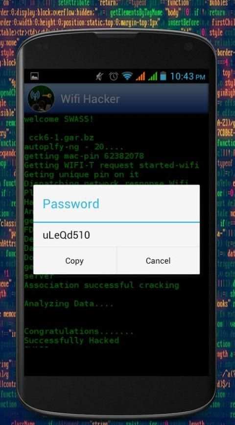 WiFi Password Hacker Simulator screenshot 1