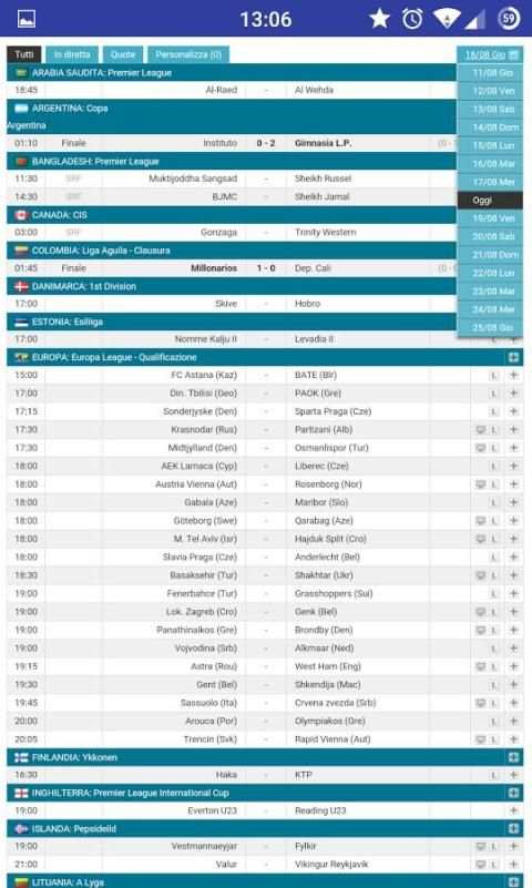 Football Live Scores screenshot 2