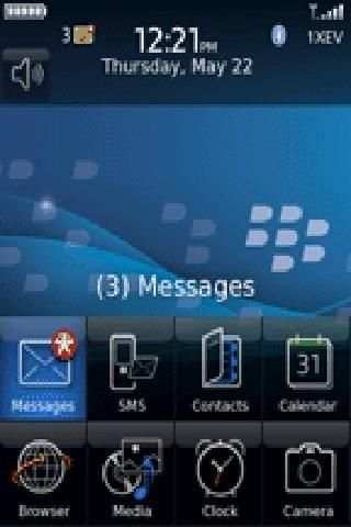 BlackBerry Storm Theme - aHome स्क्रीनशॉट 2
