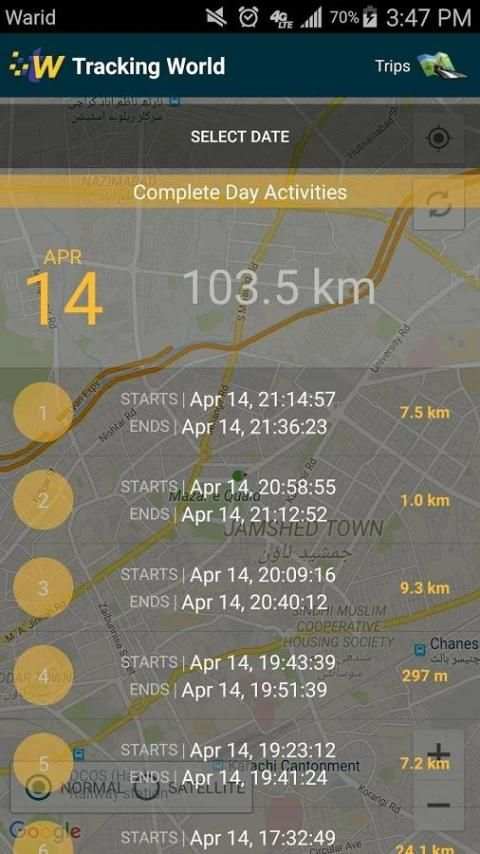 Tracking World App скриншот 3