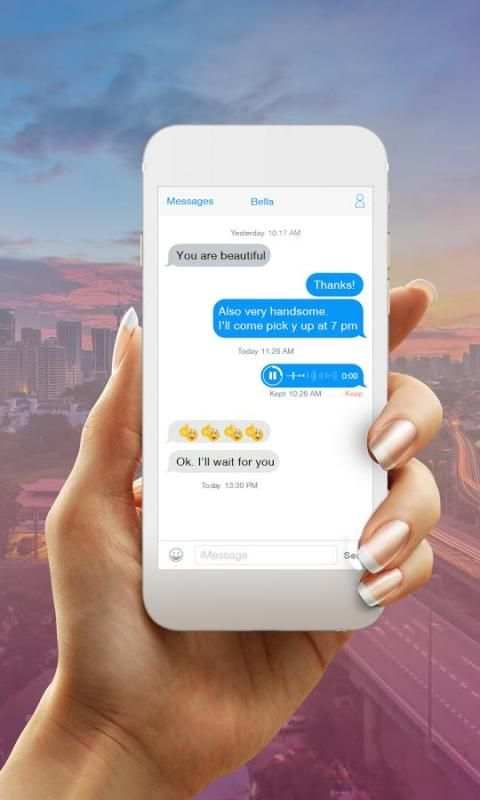 iMessage with style of iOS 9 screenshot 2