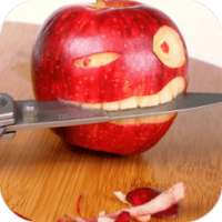 Apple and Knife Live Wallpaper on 9Apps
