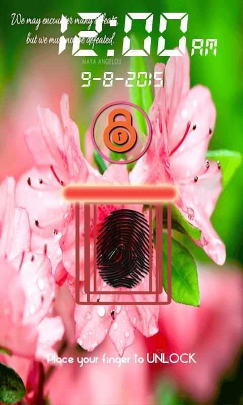 FingerPrint Lock Screen Prank 5 تصوير الشاشة