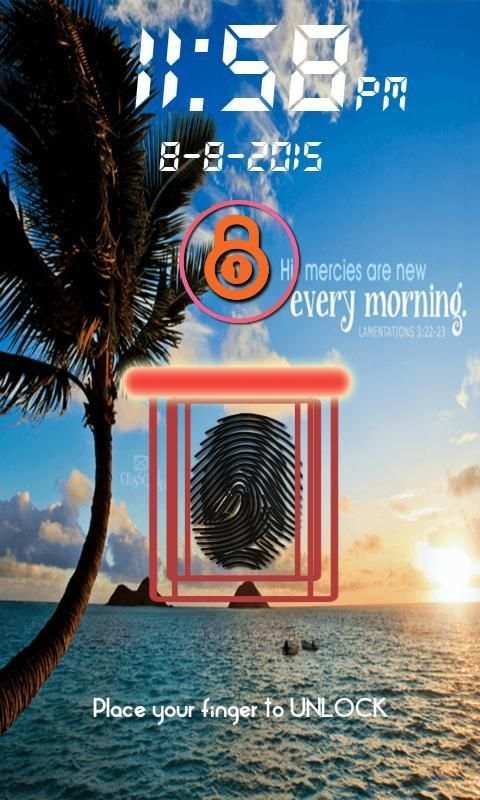 FingerPrint Lock Screen Prank 6 تصوير الشاشة