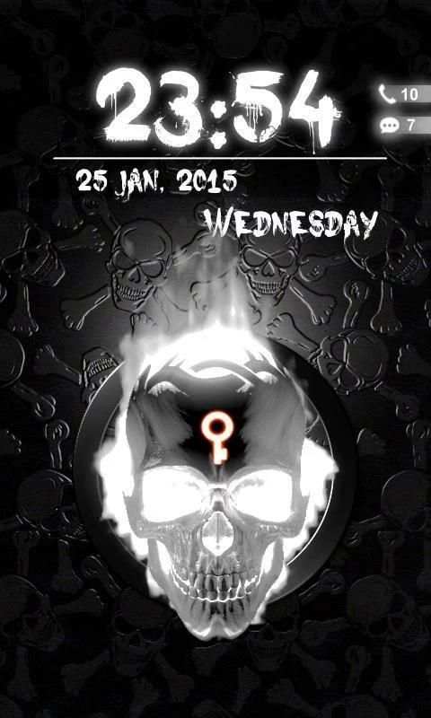 GO Locker FireSkull Free Gray screenshot 6