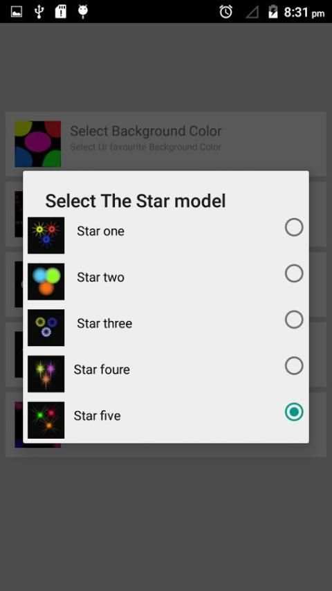 Holi Stars Live Wallpaper screenshot 1