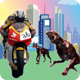 Bike Racing Zombie Games أيقونة