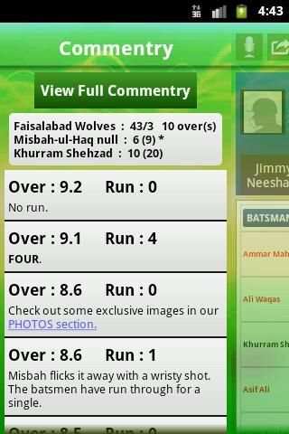 Cricket live score App screenshot 7