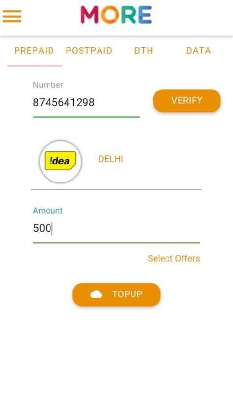 More TopUp स्क्रीनशॉट 2