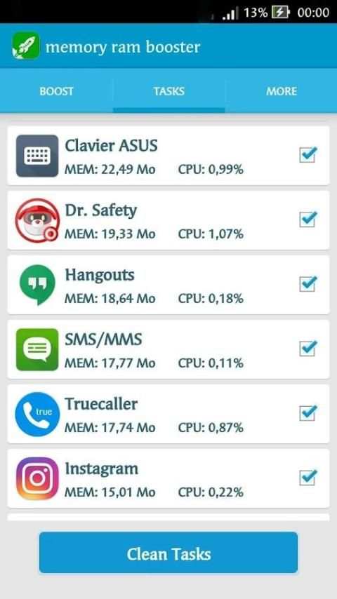 Memory Ram Booster скриншот 2