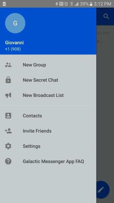 WhatsUp Messenger screenshot 2