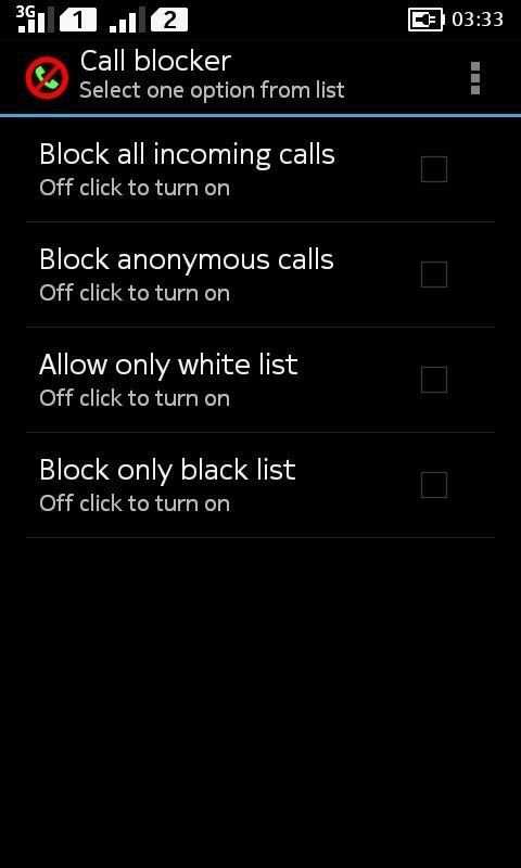 call blocker скриншот 3