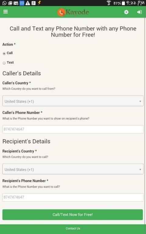 Kayode Call and Text for Free 5 تصوير الشاشة