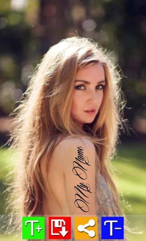 Photo Tattoo Editor 4 تصوير الشاشة