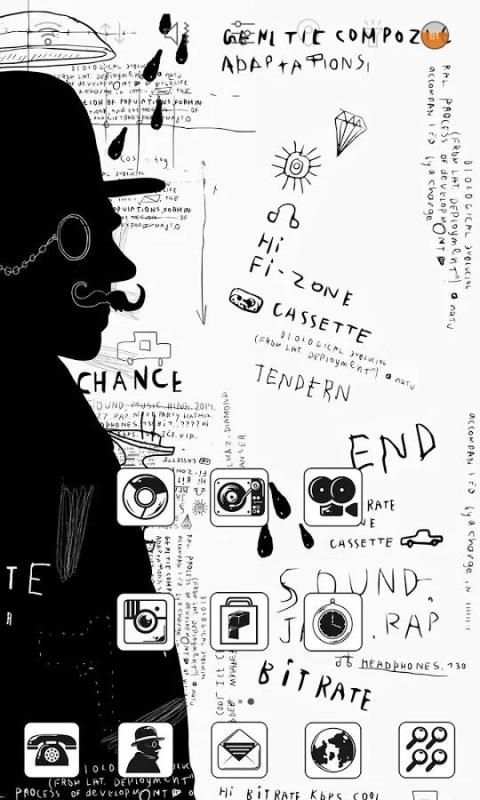 Sherlock launcher theme screenshot 1
