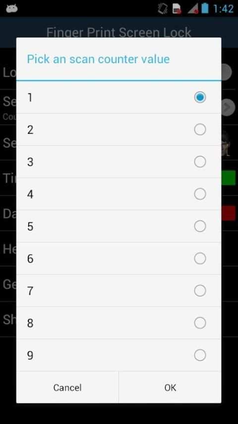 Màn hình Finger Print Khóa screenshot 3