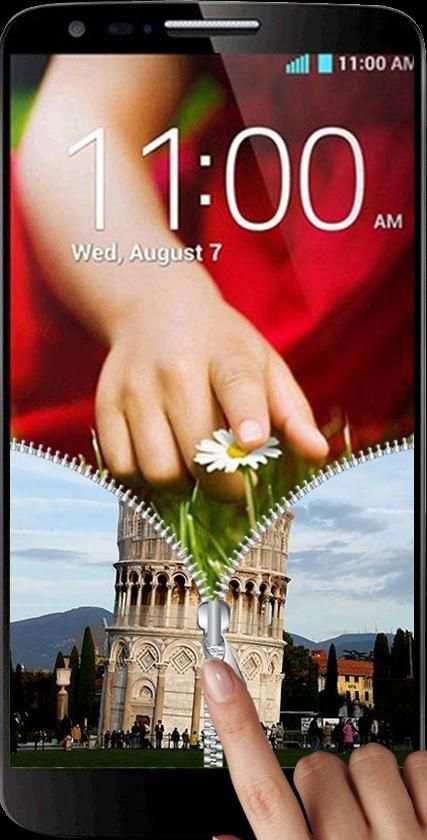 Pisa Tower Zipper Screen Lock screenshot 3